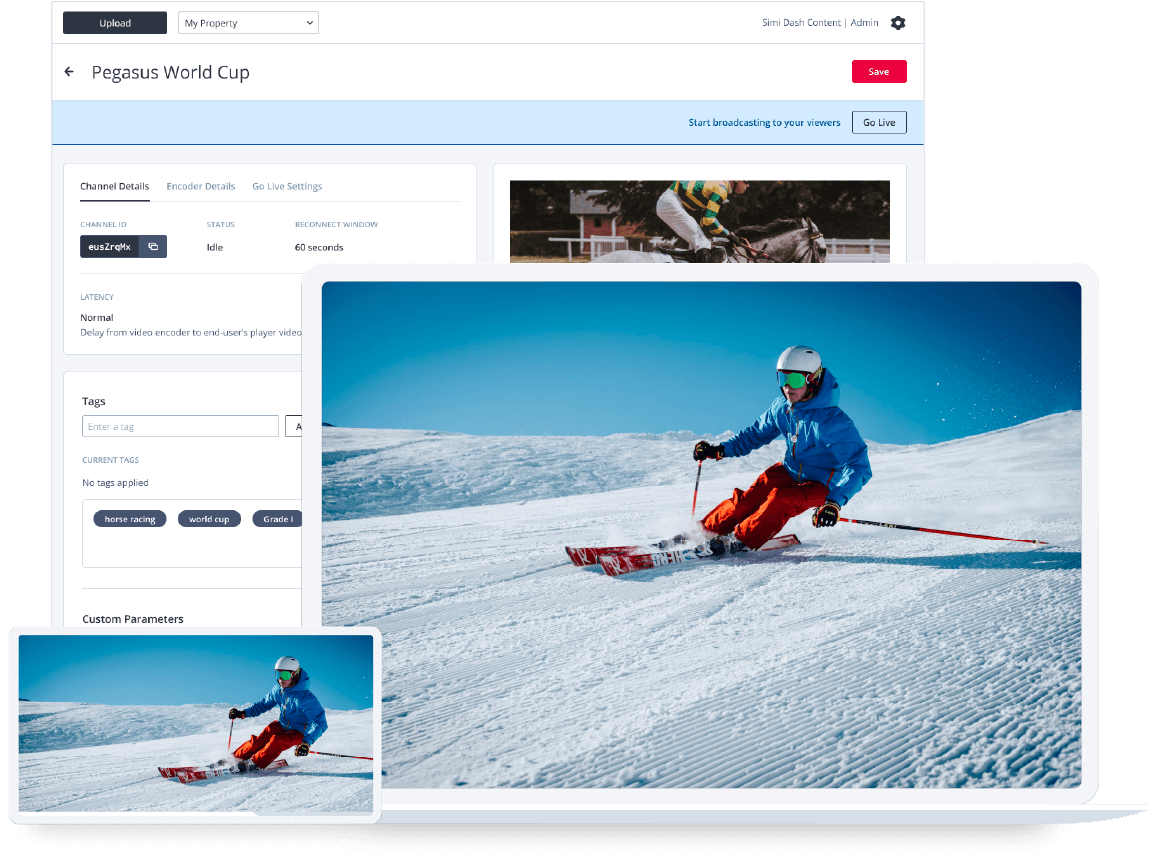 screenshot of JW Player